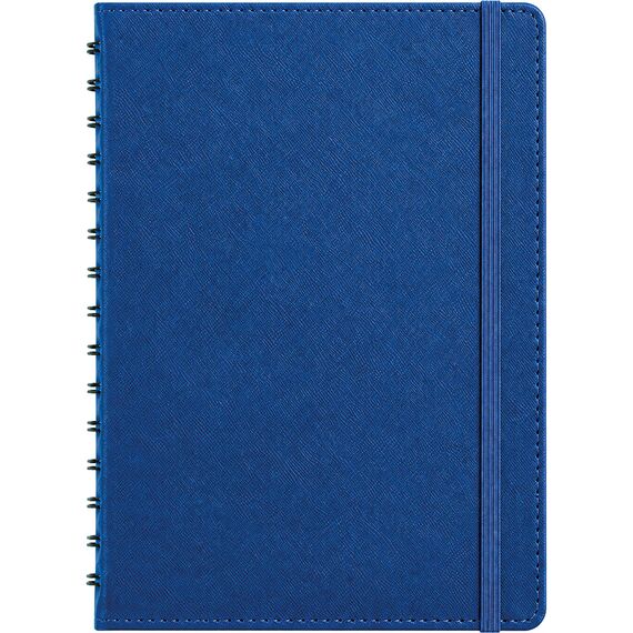 Promosyon ET-HEREKE Gizli Spiralli Günlük Ajanda Lacivert 17,5 x 24 cm, Renk: Lacivert, Ölçü: 17,5 x 24 cm 