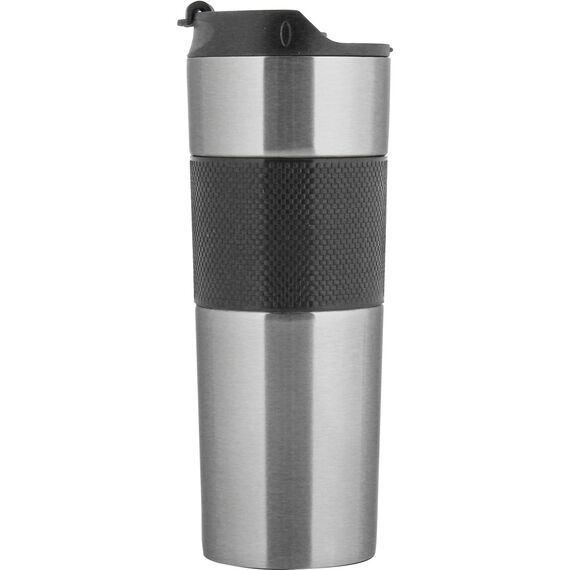 Promosyon ET-3554 French Press Termos Gümüş 500 ml, Renk: Gümüş, Ölçü: 500 ml 