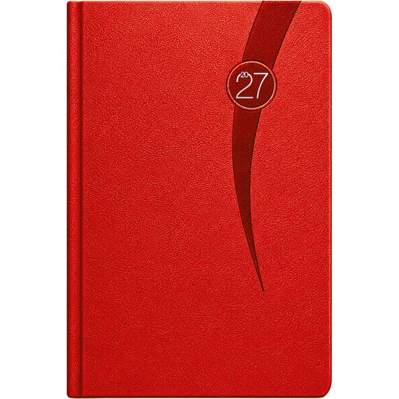 Promosyon ET-CATALCA Günlük Ajanda Kırmızı 16 x 24 cm, Renk: Kırmızı, Ölçü: 16 x 24 cm 