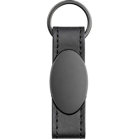 Promosyon ET-AN-6230 Çift Yön Anahtarlık Siyah 2,4 x 8,8 cm 