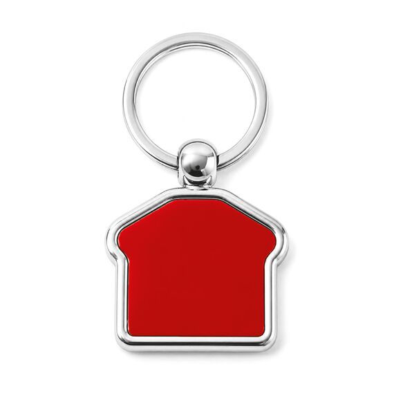 Promosyon ET-AN-3090 Tek Yön Anahtarlık Kırmızı 3,9 x 6,5 cm, Renk: Kırmızı, Ölçü: 3,9 x 6,5 cm 