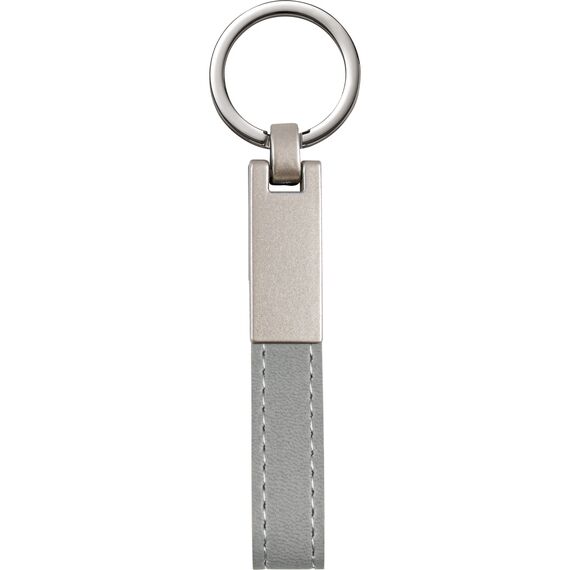 Promosyon ET-AN-5180 Çift Yön Anahtarlık Gri 2 x 10,5 cm, Renk: Gri, Ölçü: 2 x 10,5 cm 