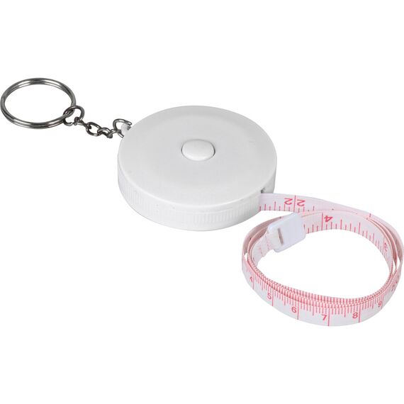 Promosyon ET-MT-10 Yuvarlak Mezura Beyaz 3,2 x 8,5 cm 