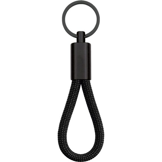 Promosyon ET-AN-5340 Çift Yönlü Anahtarlık Siyah 3 x 12.5 cm, Renk: Siyah, Ölçü: 3 x 12.5 cm 