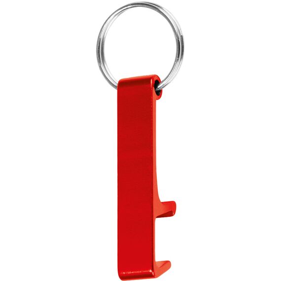Promosyon ET-AN-4175 Açacaklı Anahtarlık Kırmızı 1 x 7.5 cm, Renk: Kırmızı, Ölçü: 1 x 7.5 cm 