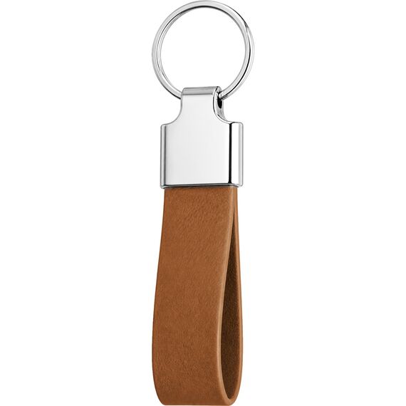 Promosyon ET-AN-5090 Çift Yön Anahtarlık Taba 2,3 x 11,9 cm, Renk: Taba, Ölçü: 2,3 x 11,9 cm 