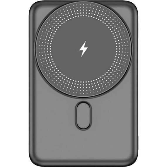 Promosyon ET-PWB-60 Magsafe Powerbank Siyah 10.000 mAh, Renk: Siyah, Ölçü: 10.000 mAh 