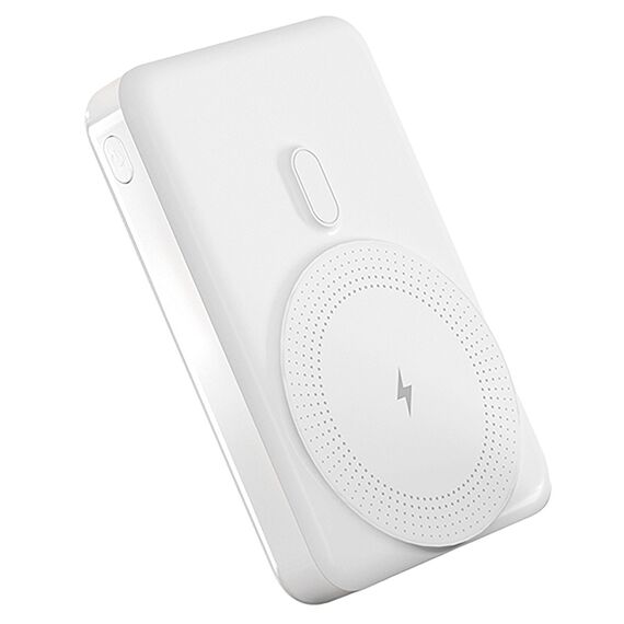 Promosyon ET-PWB-60 Magsafe Powerbank Beyaz 10.000 mAh, Renk: Beyaz, Ölçü: 10.000 mAh 