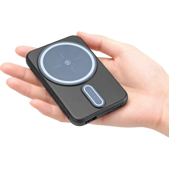 Promosyon ET-PWB-555 Mini Powerbank Beyaz 5.000 mAh, Renk: Beyaz, Ölçü: 5.000 mAh , görsel 2