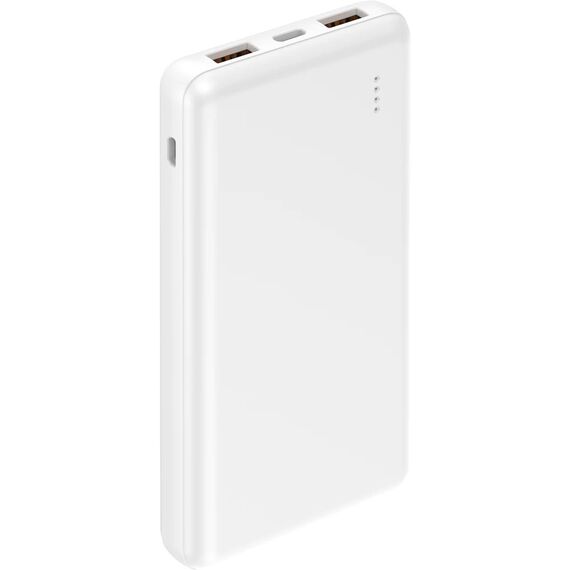 Promosyon ET-PWB-610 Powerbank Beyaz 10.000 mAh, Renk: Beyaz, Ölçü: 10.000 mAh 