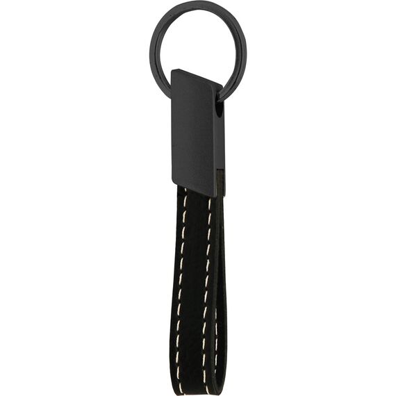 Promosyon ET-AN-5330 Çift Yön Anahtarlık Siyah 1,2 x 10 cm, Renk: Siyah, Ölçü: 1,2 x 10 cm 