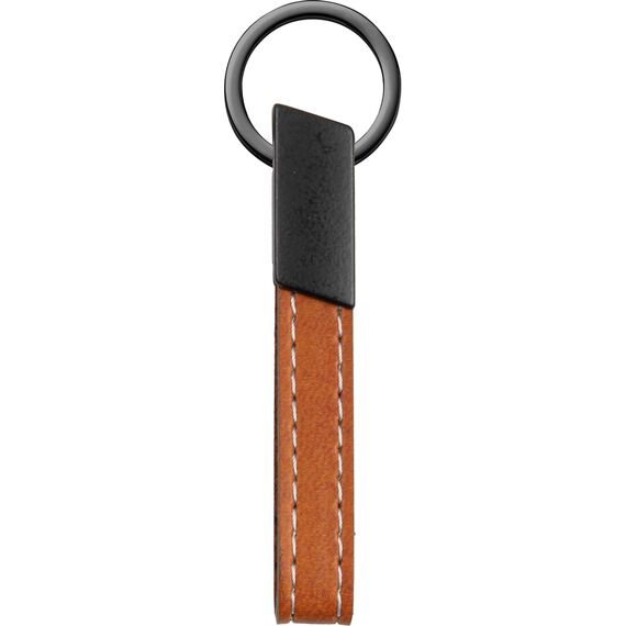 Promosyon ET-AN-5330 Çift Yön Anahtarlık Taba 1,2 x 10 cm, Renk: Taba, Ölçü: 1,2 x 10 cm 
