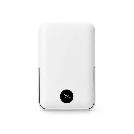 Promosyon ET-PWB-80 Magsafe Powerbank Beyaz 10.000 mAh, Renk: Beyaz, Ölçü: 10.000 mAh 