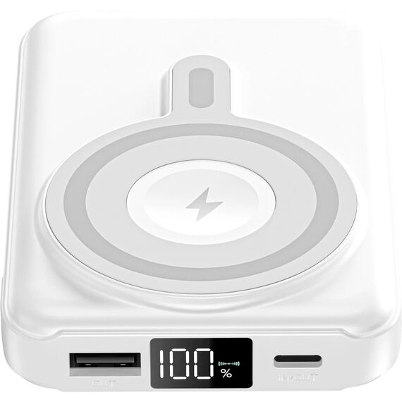 Promosyon ET-PWB-160 Magsafe Powerbank Beyaz 10.000 mAh, Renk: Beyaz, Ölçü: 10.000 mAh , görsel 4