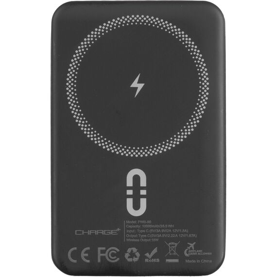 Promosyon ET-PWB-90 Powerbank Siyah 10.000 mAh, Renk: Siyah, Ölçü: 10.000 mAh 