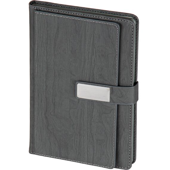 Promosyon ET-ETILER Tarihsiz Defter Füme 14,5 x 21 cm, Renk: Füme, Ölçü: 14,5 x 21 cm 