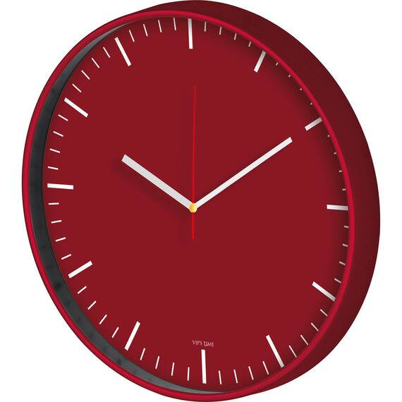 Promosyon ET-V30-735-K Plastik Duvar Saati Kırmızı 35 cm 