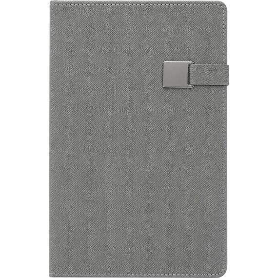 Promosyon ET-CENGELKOY Tarihsiz Defter Gri 13 x 21 cm, Renk: Gri, Ölçü: 13 x 21 cm 