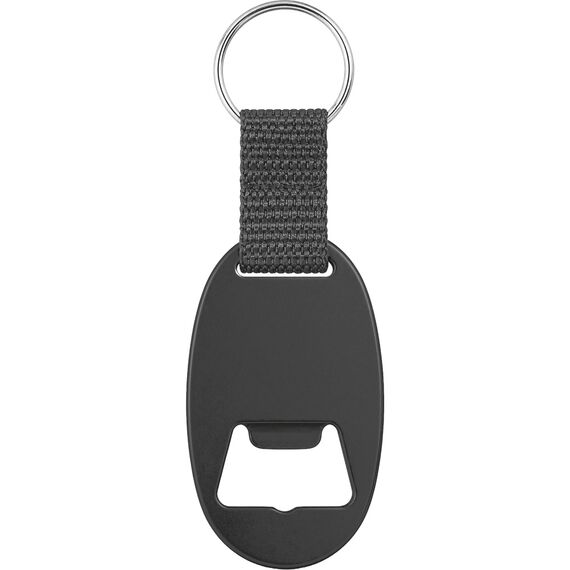 Promosyon ET-AN-4170 Açacaklı Anahtarlık Siyah 3,9 x 10 cm, Renk: Siyah, Ölçü: 3,9 x 10 cm 
