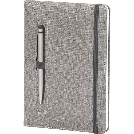 Promosyon ET-VEFA Tarihsiz Defter Gri 15 x 21 cm, Renk: Gri, Ölçü: 15 x 21 cm 
