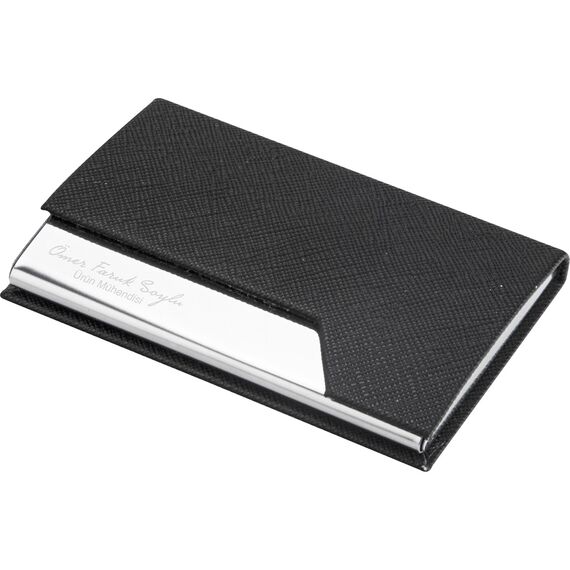 Promosyon ET-KVZ-013 Kartvizitlik Siyah 9,5 x 6,5 cm, Renk: Siyah, Ölçü: 9,5 x 6,5 cm 