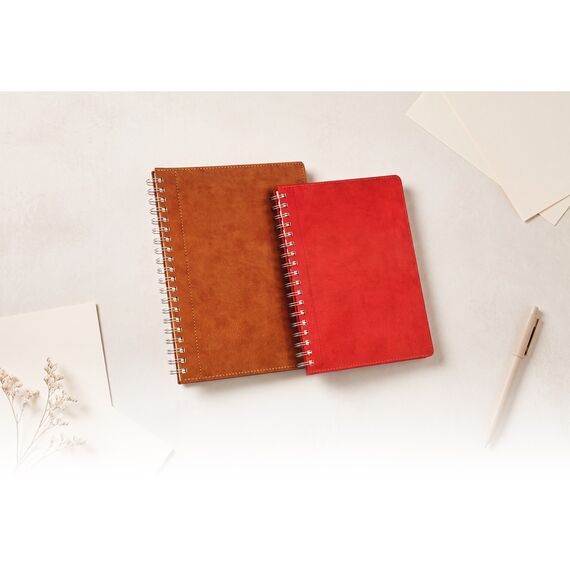 Promosyon ET-BAGCILAR-17X24 Spiralli Tarihsiz Defter Taba 17 x 24 cm, Renk: Taba, Ölçü: 17 x 24 cm , görsel 4
