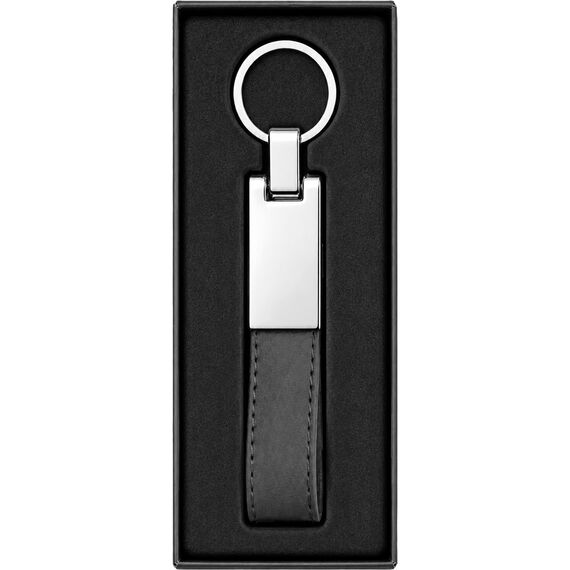 Promosyon ET-AN-5285-KS Çift Yön Anahtarlık Siyah 2 x 11,3 cm 