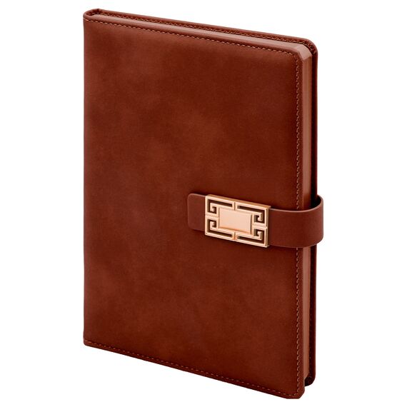 Promosyon YN-3125 Öveçler Tarihsiz Defter (15x21 cm) Kahverengi, Renk: Kahverengi 