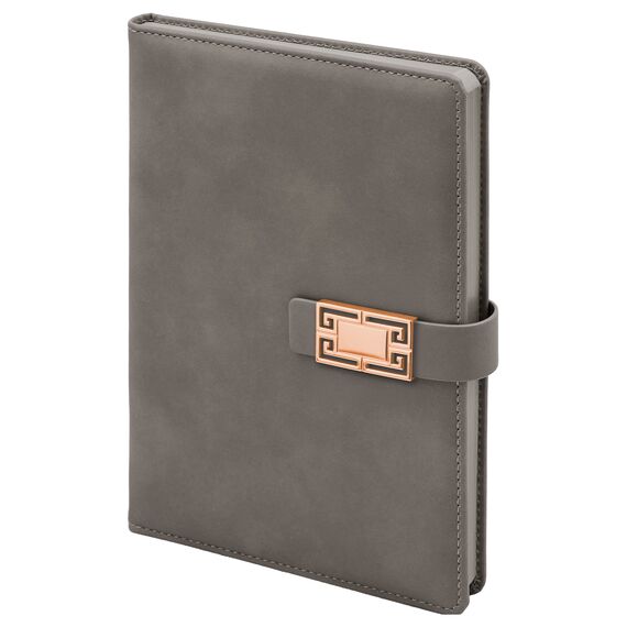 Promosyon YN-3125 Öveçler Tarihsiz Defter (15x21 cm) Gri, Renk: Gri 