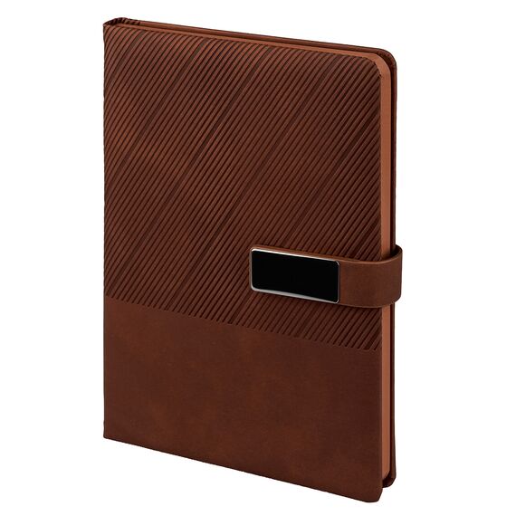 Promosyon YN-3124 Kavaklıdere Tarihsiz Defter (15x21 cm) Kahverengi, Renk: Kahverengi 