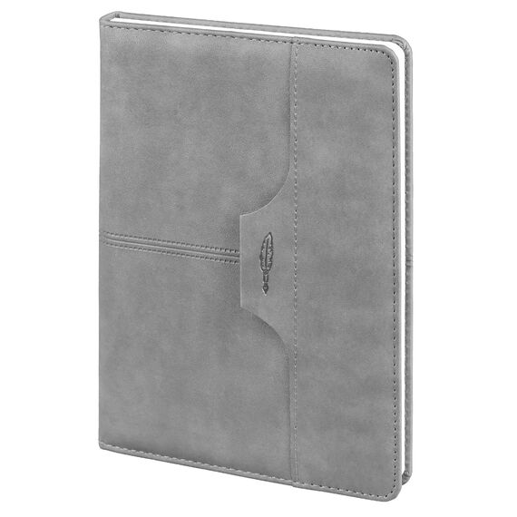 Promosyon YN-3121 Atakule Tarihsiz Defter (15x21 cm) Gri, Renk: Gri 