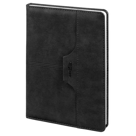 Promosyon YN-3121 Atakule Tarihsiz Defter (15x21 cm) Siyah, Renk: Siyah 