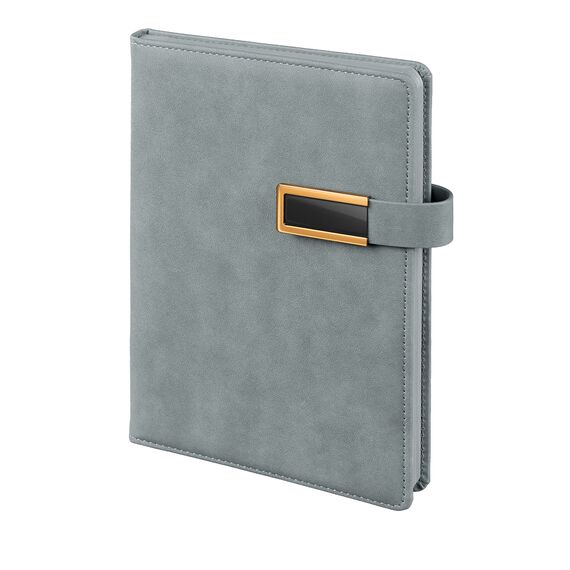 Promosyon YN-3117 Anafartalar Tarihsiz Defter (15x21 cm) Gri, Renk: Gri 