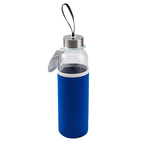 Promosyon YN-7963 Ladoga 550 ml Cam Matara Lacivert, Renk: Lacivert 