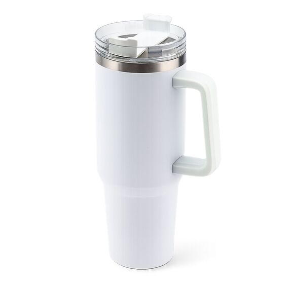 Promosyon YN-7946 Adrasan 1200 ml Termos Beyaz, Renk: Beyaz 