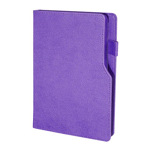Promosyon YN-3030 Bahçelievler Tarihsiz Defter (14,5x21 cm) Mor, Renk: Mor 
