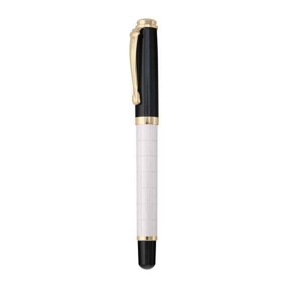 Promosyon YN-4615 Yomra Metal Roller Kalem Beyaz, Renk: Beyaz 