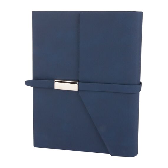 Promosyon YN-3102 Mogan Tarihsiz Defter (15x21 cm) Lacivert, Renk: Lacivert 