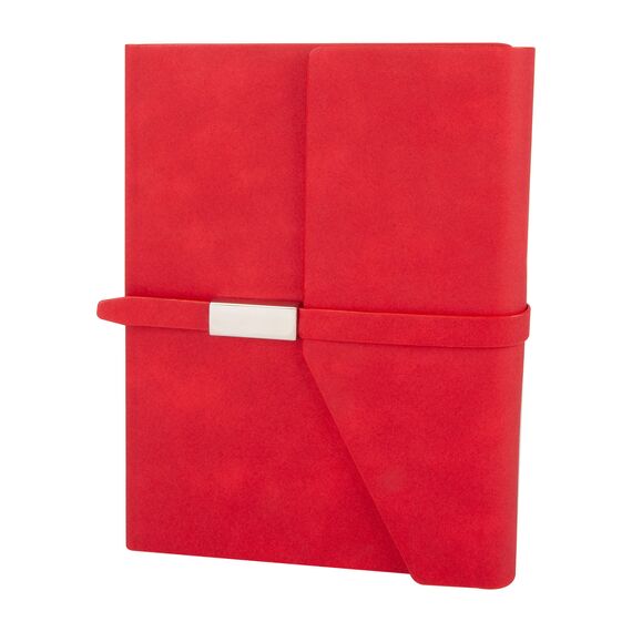 Promosyon YN-3102 Mogan Tarihsiz Defter (15x21 cm) Kırmızı, Renk: Kırmızı 