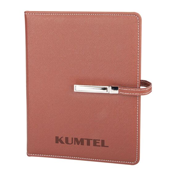 Promosyon YN-3094 Mithatpaşa Organizer Ajanda (18x21,5cm) Kahverengi, Renk: Kahverengi 