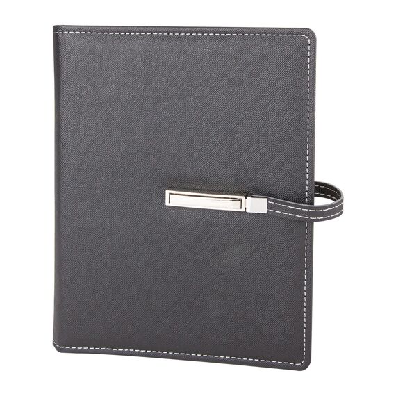 Promosyon YN-3094 Mithatpaşa Organizer Ajanda (18x21,5cm) Siyah, Renk: Siyah 
