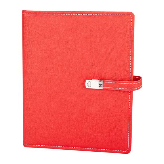 Promosyon YN-3095 Aydınlıkevler Organizer Defter (18x21,5 cm) Kırmızı, Renk: Kırmızı 