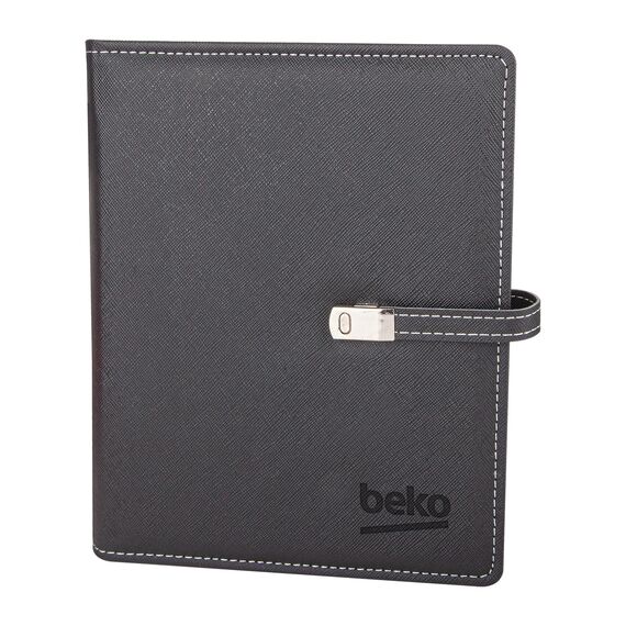 Promosyon YN-3095 Aydınlıkevler Organizer Defter (18x21,5 cm) Siyah, Renk: Siyah 