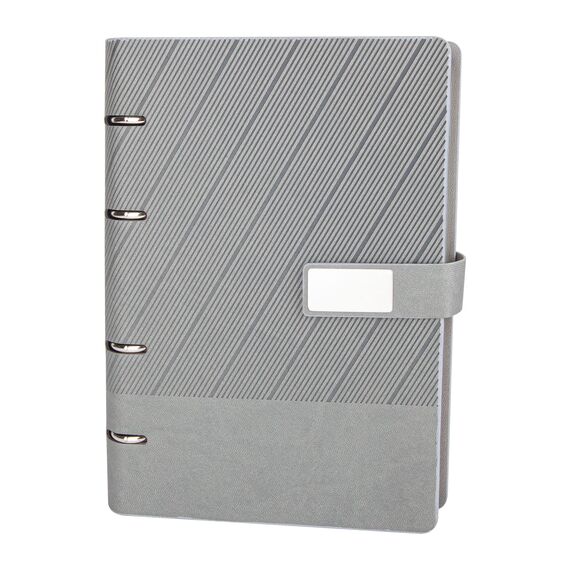 Promosyon YN-3092 Birlik Organizer Ajanda (17,5x22,5cm) Gri, Renk: Gri 