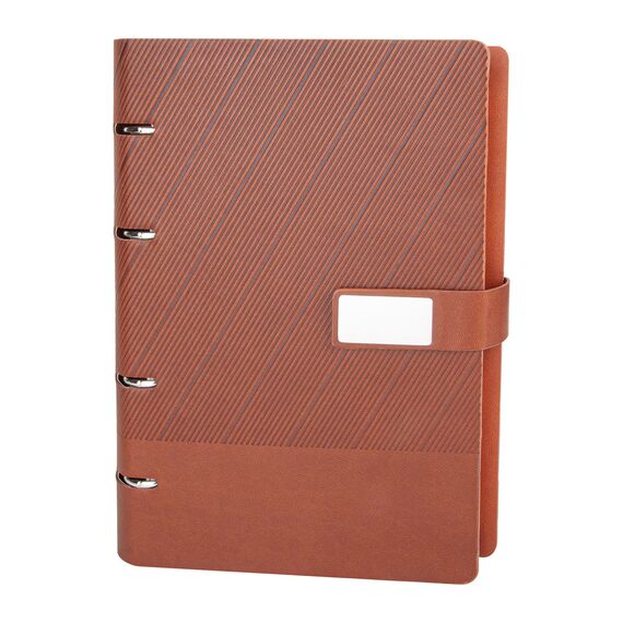 Promosyon YN-3092 Birlik Organizer Ajanda (17,5x22,5cm) Kahverengi, Renk: Kahverengi 