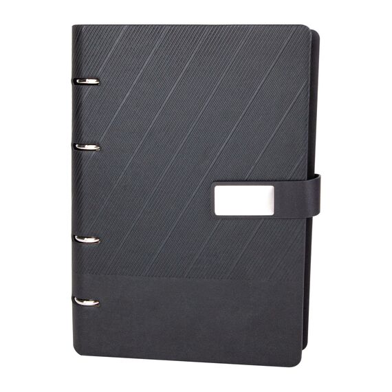 Promosyon YN-3092 Birlik Organizer Ajanda (17,5x22,5cm) Siyah, Renk: Siyah 