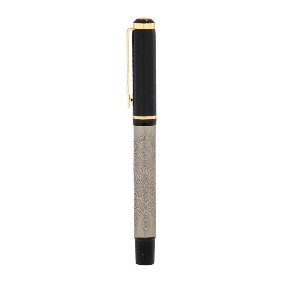 Promosyon YN-4025 Hekimhan Kabartmalı Metal Roller Kalem Osmanlı, Renk: Osmanlı 