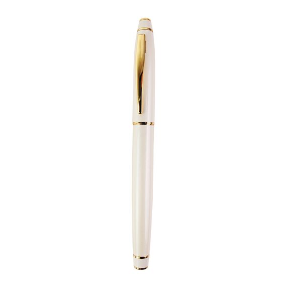 Promosyon YN-4015 İpsala Metal Roller Kalem Beyaz, Renk: Beyaz 