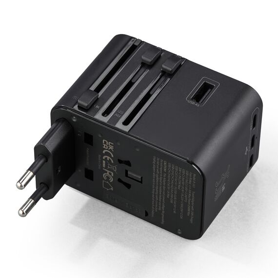 Promosyon YN-2686 Ardıç Seyahat Adaptörü Siyah 