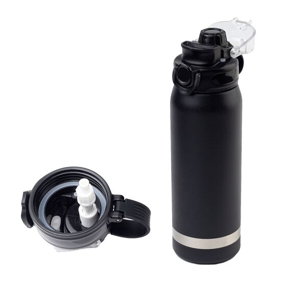 Promosyon YN-7930 Çağla 800 ml Termos Siyah, Renk: Siyah , görsel 2